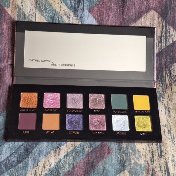 🌈 Adept x Heather Austin Eyeshadow Palette – Lightly Used - Picture 1 of 4